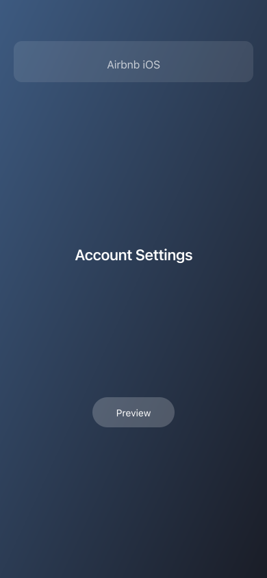 Account settings (logged-out)