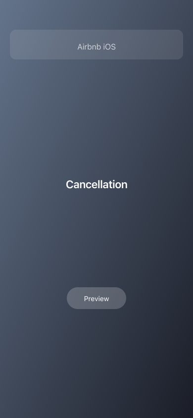Cancellation Policy detail