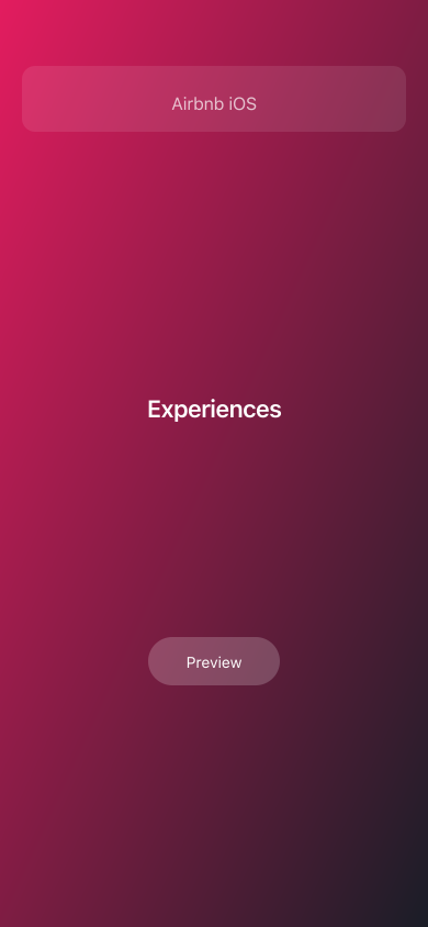 Explore — Experiences tab