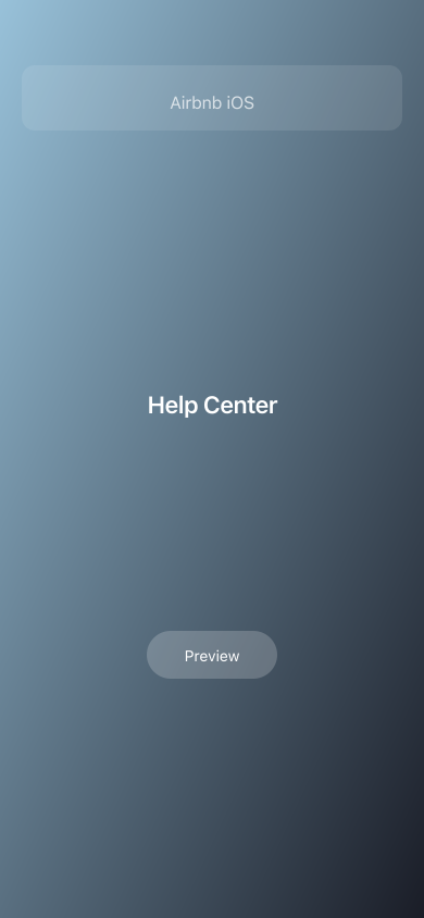 Help Center landing